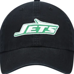 New York Jets Adjustable^Men's '47 Black Clean Up Legacy Adjustable Hat