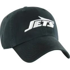 New York Jets Adjustable^Men's '47 Black Clean Up Tonal Adjustable Hat