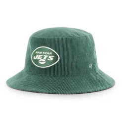 New York Jets Bucket^Men's '47 Green Thick Cord Bucket Hat