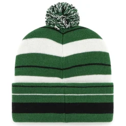 New York Jets Knit^Men's '47 Green Powerline Cuffed Knit Hat With Pom