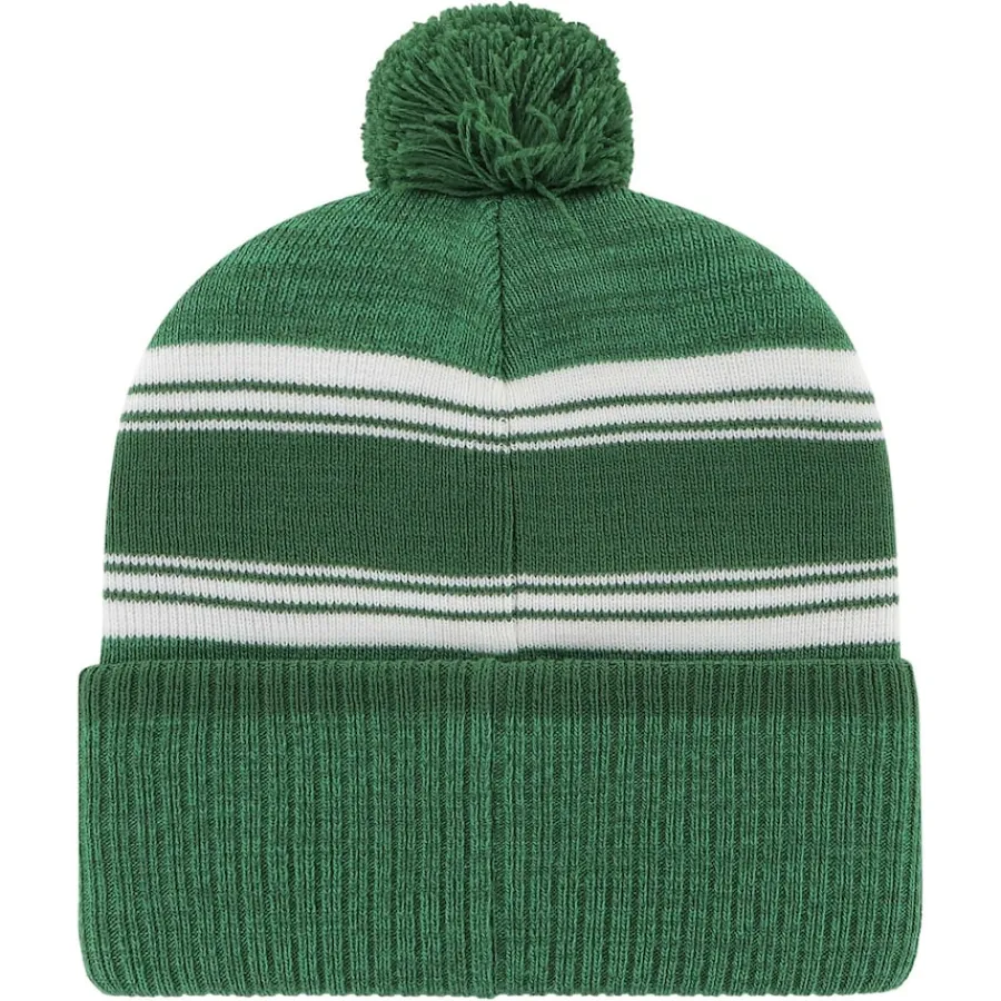 New York Jets Knit^Men's '47 Green Fadeout Cuffed Knit Hat With Pom