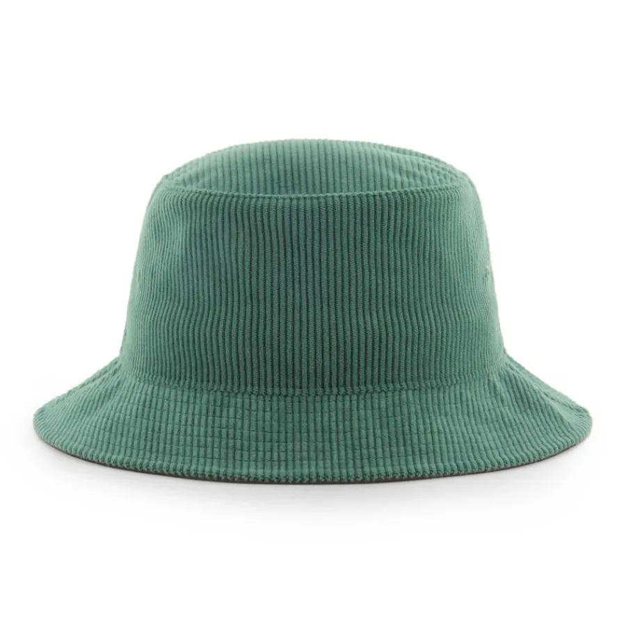 New York Jets Bucket^Men's '47 Green Thick Cord Bucket Hat