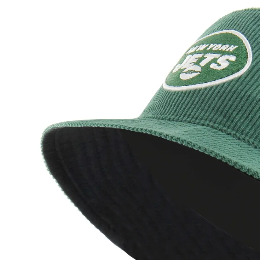 New York Jets Bucket^Men's '47 Green Thick Cord Bucket Hat