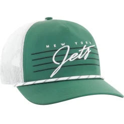New York Jets Hats | Men^Men's '47 Green/White Downburst Relaxed Hitch Trucker Adjustable Hat