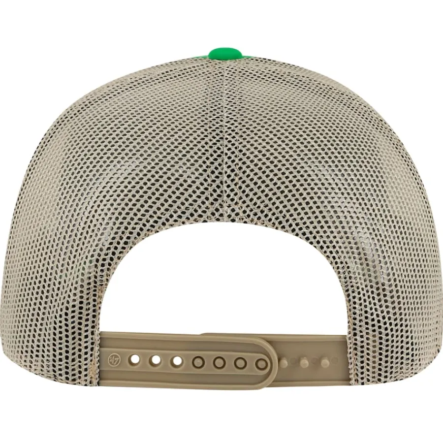 New York Jets Adjustable^Men's '47 Kelly Green/Natural Campscape Relaxed Trucker Adjustable Hat