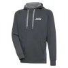 New York Jets Big & Tall^Men's Antigua Charcoal Big & Tall Victory Pullover Hoodie