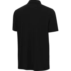 New York Jets Polos^Men's Antigua Black Era Polo