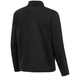 New York Jets Jackets | Sweatshirts & Fleece^Men's Antigua Black Twist Quarter-Zip Pullover Jacket