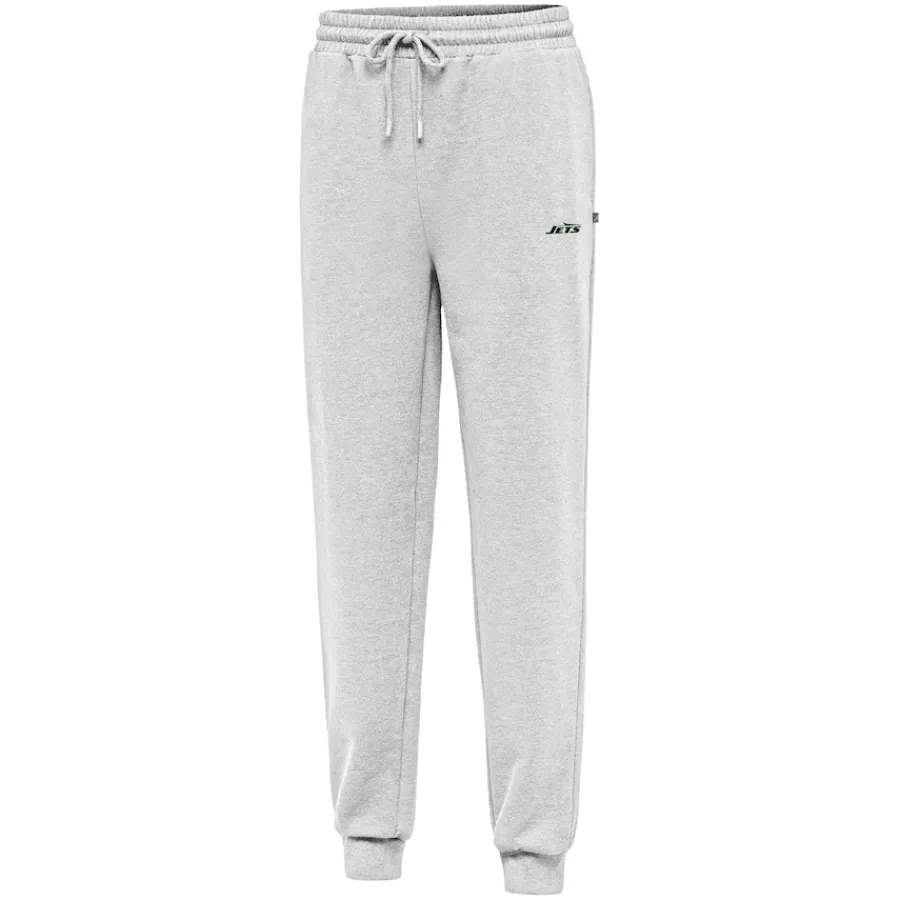 New York Jets Shorts & Pants^Men's Antigua Heather Gray Idol Jogger Pants
