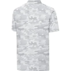 New York Jets Polos^Men's Antigua White Collide Polo