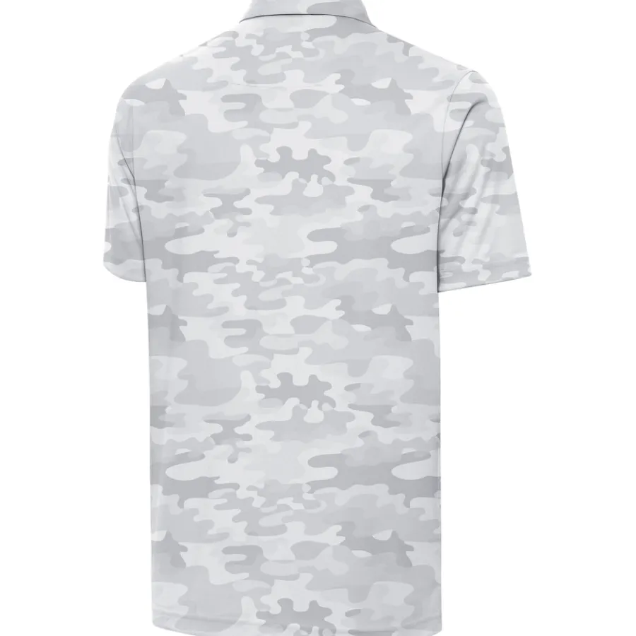 New York Jets Polos^Men's Antigua White Collide Polo