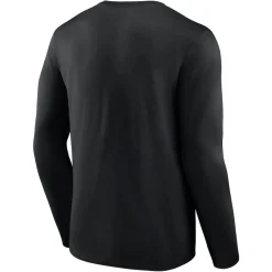 New York Jets Long Sleeved^Men's Black Secondary Logo Long Sleeve T-Shirt