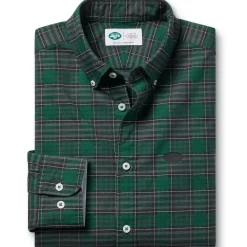 New York Jets Sweaters & Dress Shirts^Men's Charles Tyrwhitt Green Slim Fit Oxford Button-Down Shirt