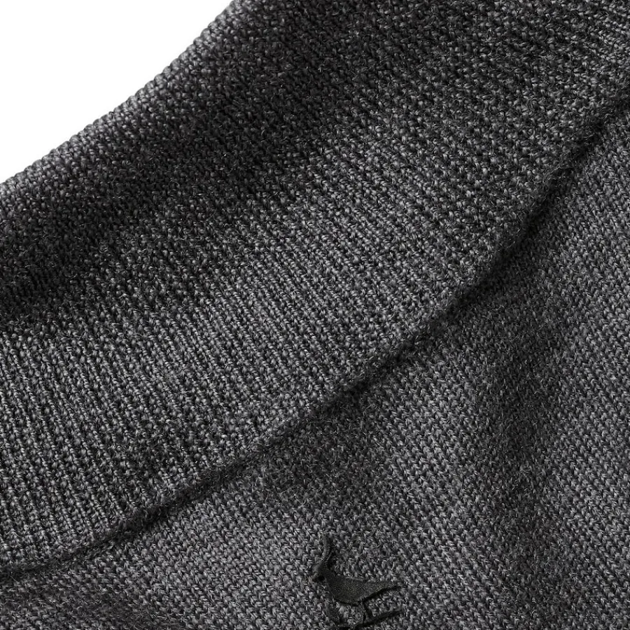 New York Jets Sweaters & Dress Shirts | Sweatshirts & Fleece^Men's Charles Tyrwhitt Gray Merino Quarter-Zip Pullover Sweater