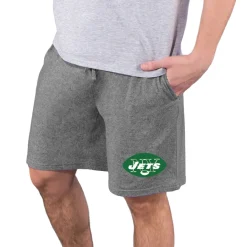New York Jets Underwear & Sleepwear^Men's Concepts Sport Charcoal Quest Knit Jam Shorts