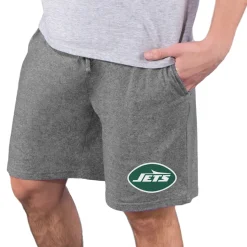 New York Jets Shorts & Pants^Men's Concepts Sport Charcoal Quest Knit Jam Shorts
