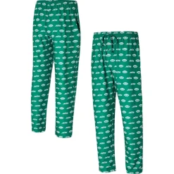 New York Jets Underwear & Sleepwear^Men's Concepts Sport Green Record Throwback All Over Knit Pants