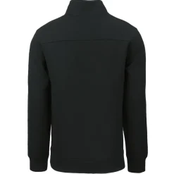 New York Jets Jackets^Men's Cutter & Buck Black Primary Logo Roam Eco Recycled Quarter-Zip Pullover Top