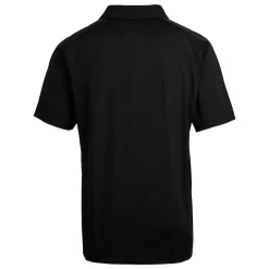 New York Jets Polos | Big & Tall^Men's Cutter & Buck Black Primary Logo Big & Tall Prospect Eco Textured Stretch Recycled Polo