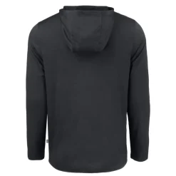 New York Jets Sweaters & Dress Shirts^Men's Cutter & Buck Black Helmet Coastline Epic Comfort Eco Recycled Long Sleeve Hoodie T-Shirt