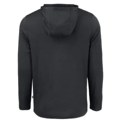 New York Jets Sweaters & Dress Shirts^Men's Cutter & Buck Black Primary Logo Coastline Epic Comfort Eco Recycled Long Sleeve Hoodie T-Shirt