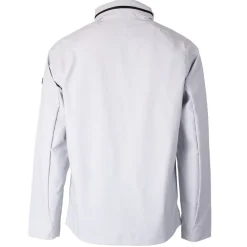 New York Jets Accessories | Rainwear^Men's Cutter & Buck Gray Throwback Logo Vapor Water Repellent Stretch Full-Zip Rain Jacket