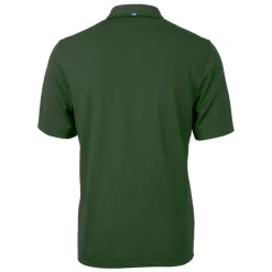 New York Jets Polos | Big & Tall^Men's Cutter & Buck Green Primary Logo Big & Tall DryTec Virtue Eco Pique Recycled Polo