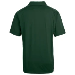 New York Jets Polos^Men's Cutter & Buck Hunter Green Primary Logo Prospect Eco Textured Stretch Recycled Polo
