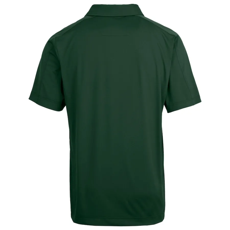 New York Jets Polos | Big & Tall^Men's Cutter & Buck Hunter Green Primary Logo Big & Tall Prospect Eco Textured Stretch Recycled Polo