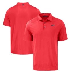New York Jets Polos^Men's Cutter & Buck Red Americana Coastline Epic Comfort Eco Recycled Polo