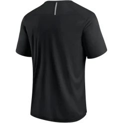 New York Jets T-Shirts | Men^Men's Fanatics Black Defender Blackout T-Shirt