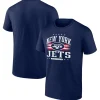 New York Jets T-Shirts | Men^Men's Fanatics Navy Americana T-Shirt