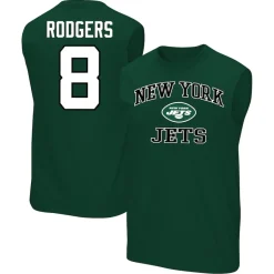 New York Jets Big & Tall | Tank Tops^Men's Fanatics Aaron Rodgers Green Big & Tall Muscle Tank Top