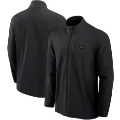 New York Jets Jackets | Sweatshirts & Fleece^Men's Fanatics Black Front Office Woven Full-Zip Jacket