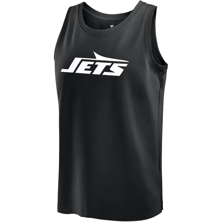 New York Jets Tank Tops^Men's Fanatics Black Elements Tank Top
