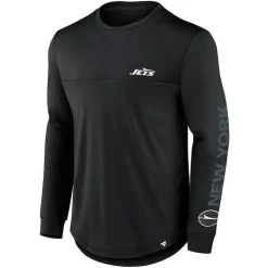 New York Jets T-Shirts | Men^Men's Fanatics Black Blackout Long Sleeve T-Shirt