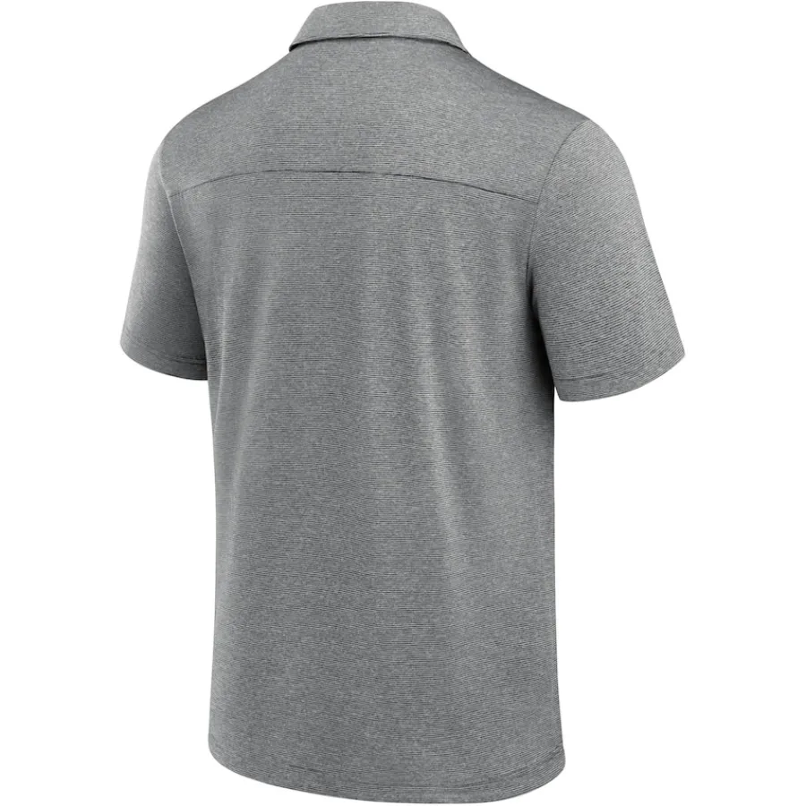 New York Jets Polos^Men's Fanatics Black Front Office Tech Polo Shirt