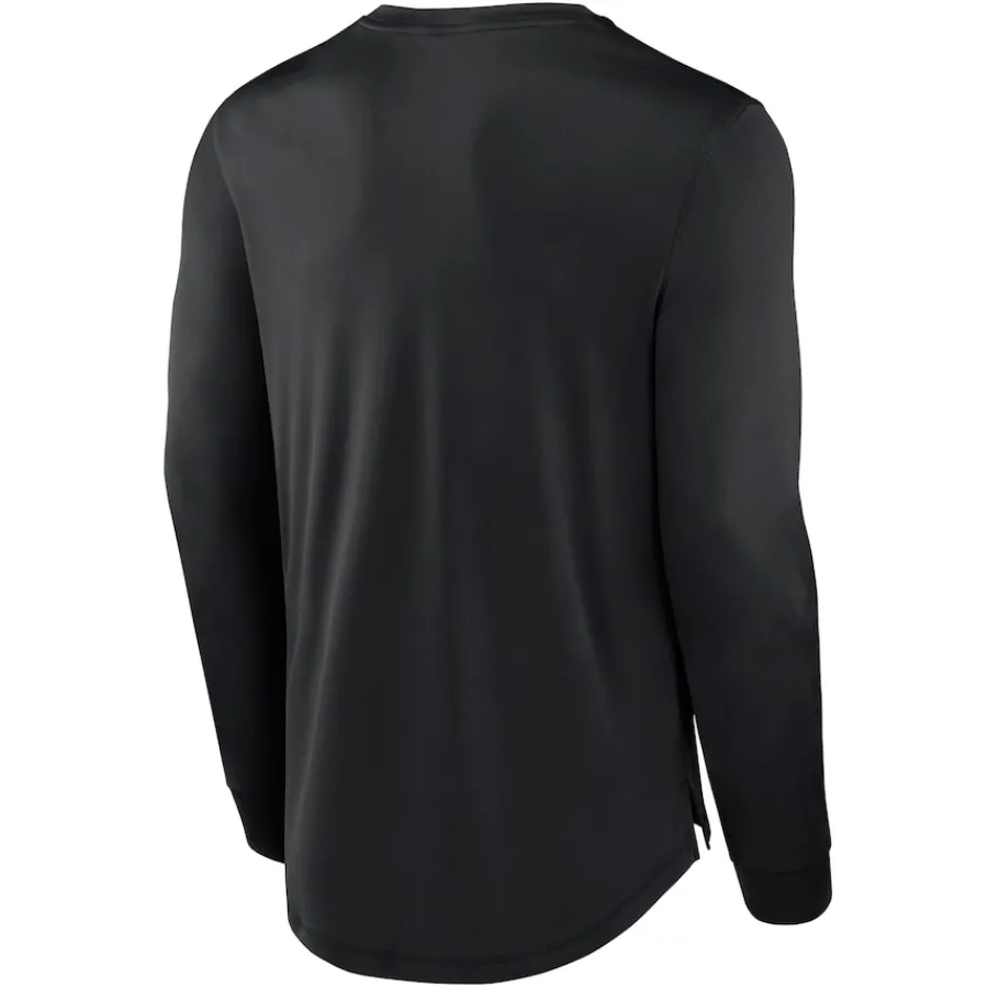 New York Jets T-Shirts | Men^Men's Fanatics Black Blackout Long Sleeve T-Shirt