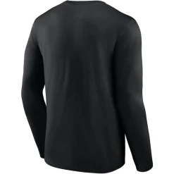 New York Jets T-Shirts | Men^Men's Fanatics Black Stat Sheet Long Sleeve T-Shirt