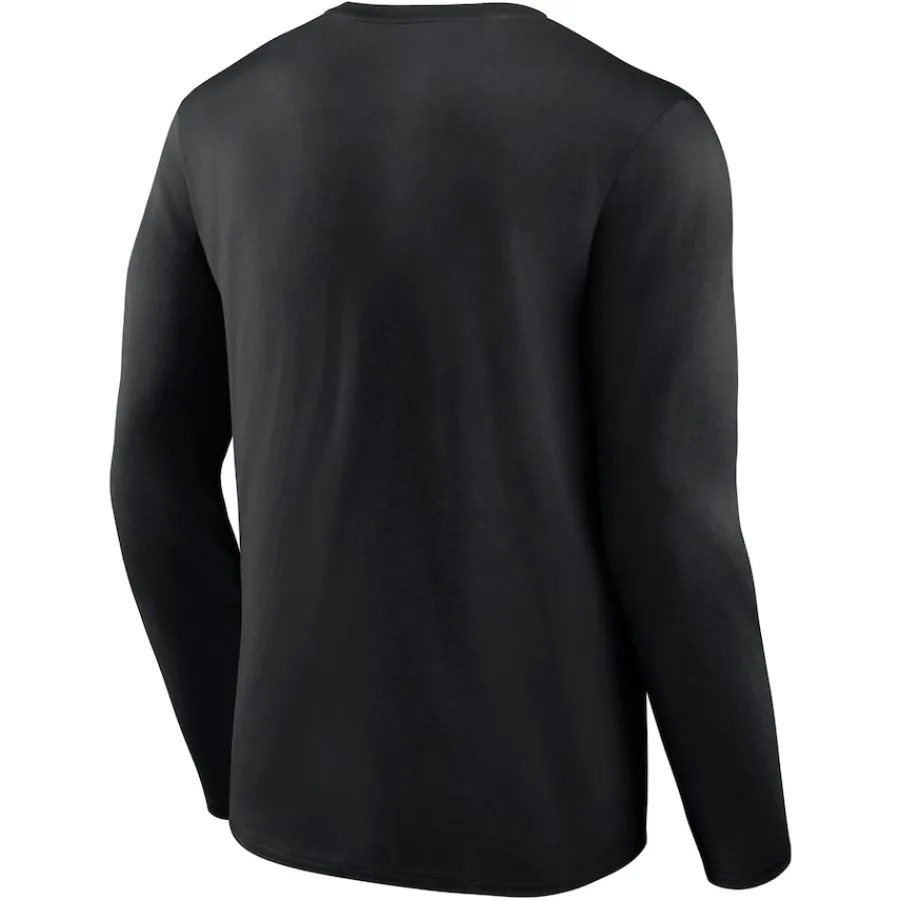 New York Jets T-Shirts | Men^Men's Fanatics Black Stat Sheet Long Sleeve T-Shirt