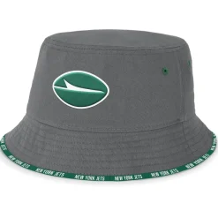New York Jets Hats | Men^Men's Fanatics Graphite Backup Bucket Hat