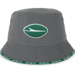 New York Jets Hats | Men^Men's Fanatics Graphite Backup Bucket Hat