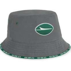 New York Jets Hats | Men^Men's Fanatics Graphite Backup Bucket Hat