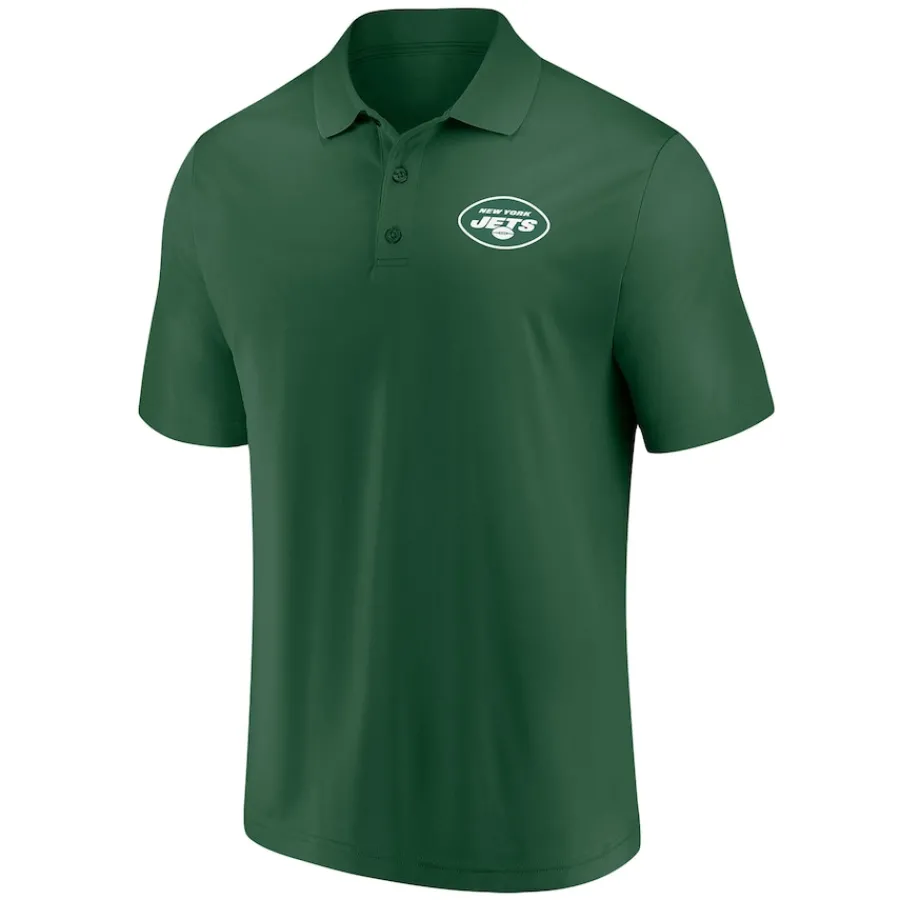 New York Jets Polos^Men's Fanatics Green Component Polo
