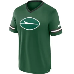 New York Jets T-Shirts | Men^Men's Fanatics Green Stripe Stacking T-Shirt