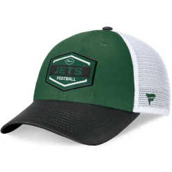 New York Jets Hats | Men^Men's Fanatics Green/Black Bench Trucker Adjustable Hat