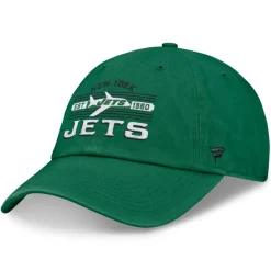 New York Jets Hats | Men^Men's Fanatics Kelly Green Vintage Delay Adjustable Hat