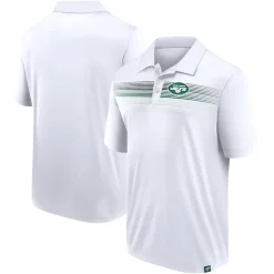 New York Jets Polos | Short Sleeved^Men's Fanatics White Victory For Us Interlock Polo