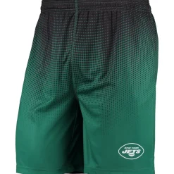 New York Jets Shorts & Pants^Men's FOCO Green/Black Pixel Gradient Training Shorts