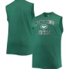 New York Jets Big & Tall | Tank Tops^Men's Green Big & Tall Muscle Tank Top
